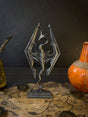 Skyrim Dragon Logo with Cracks, The Elder Scrolls V Decor, Logo Figurine