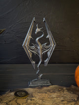 Skyrim Dragon Logo, The Elder Scrolls V Decor, Logo Figurine