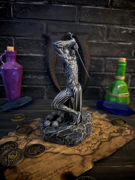 Skyrim Malacath Figurine, Daedric Prince Malak Statue, The Elder Scrolls Decor