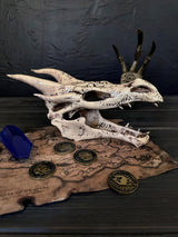 Ivory Dragon Skull Skyrim, The Elder Scrolls V Artifact, Skyrim Cosplay and Decor