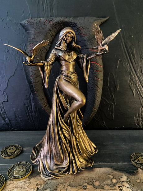 Nocturnal Statue Skyrim, The Elder Scrolls V, Daedric Prince of Night and Darkness, Night Mistress Figurine, Sexy goddess