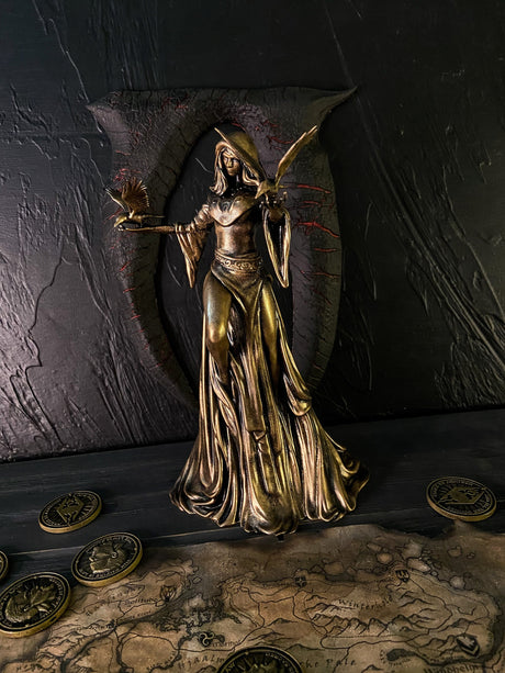 Nocturnal Statue Skyrim, The Elder Scrolls V, Daedric Prince of Night and Darkness, Night Mistress Figurine, Sexy goddess