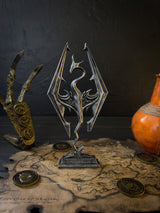 Skyrim Dragon Logo, The Elder Scrolls V Decor, Logo Figurine