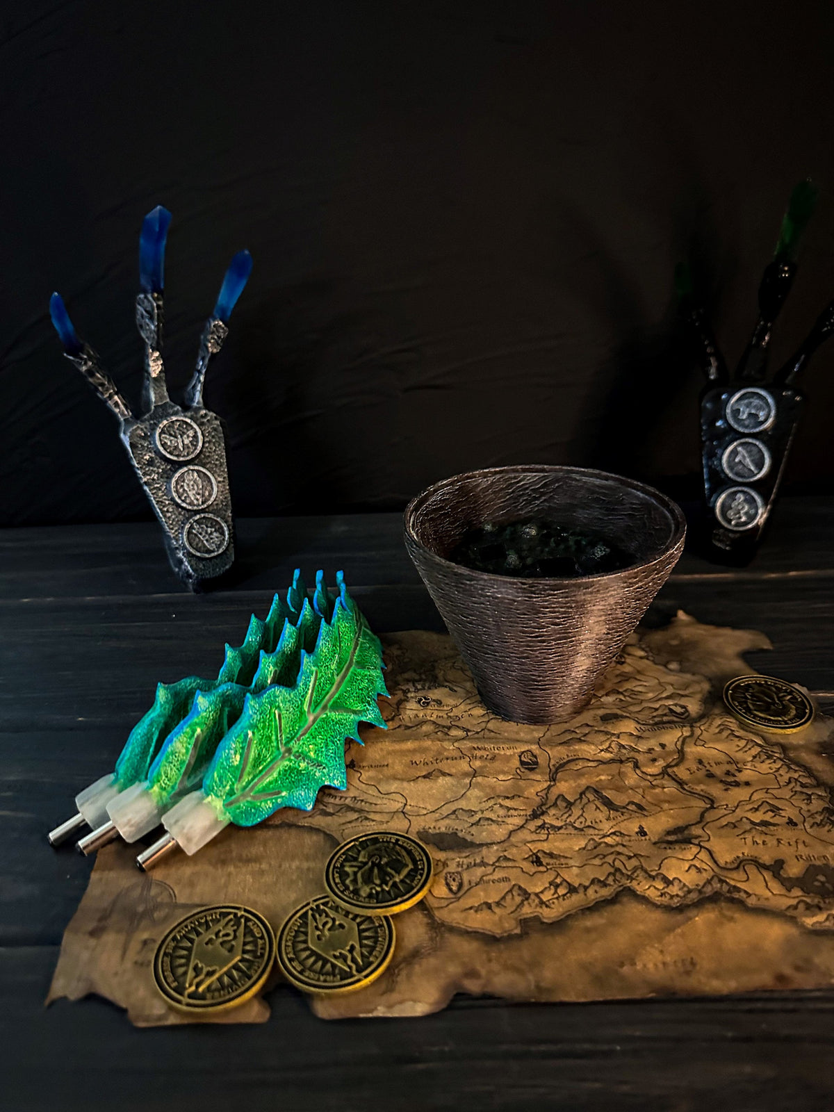 Ninroot Lamp Nirnroot Night Ligh, Skyrim Inspired, The Elder Scrolls V Alchemy Ingr ...