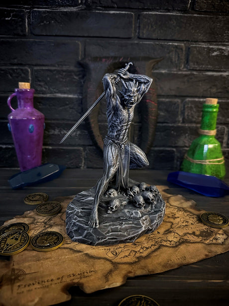 Skyrim Malacath Figurine, Daedric Prince Malak Statue, The Elder Scrolls Decor