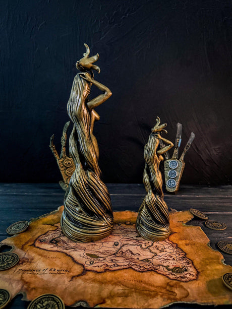 Skyrim Large and Small Dibella Statues, The Elder Scrolls V, Skyrim Decor, Cosplay, Skyrim Goddess, Our Blessed Lady