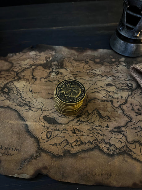 Skyrim, Septim Coins, The Elder Scrolls V, Money Pouch, Money from Video Game, Drakes from Skyrim