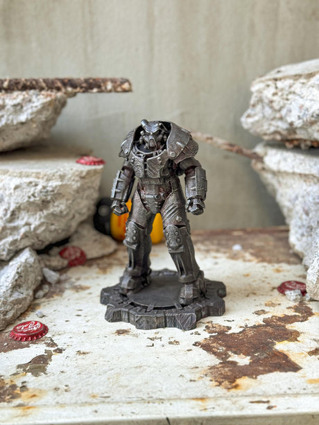 Fallout X-01 Power Armor Weathered Model , Fallout Decor and Props, Fallout Sculpture