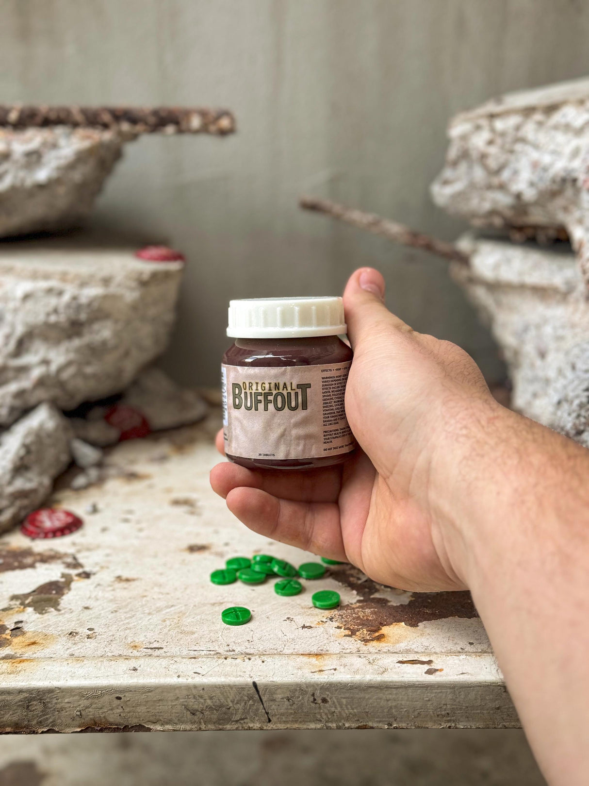 Buffout Bottle and Pills, Fallout 4, Highly Addictive Steroid, Artifact Fallout Inspired, Buffout Replica