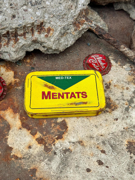 Fallout Rusted Mentats Pillbox, Metal Boxes and Pills, Grape Mentats, Berry Mentats, Orange Mentats, Decor and Cosplay