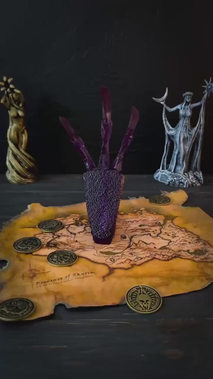 Skyrim Amethyst Claw, Cosplay, The Elder Scrolls V, Artifact, Dragon Claw, TES, Skyrim Decor