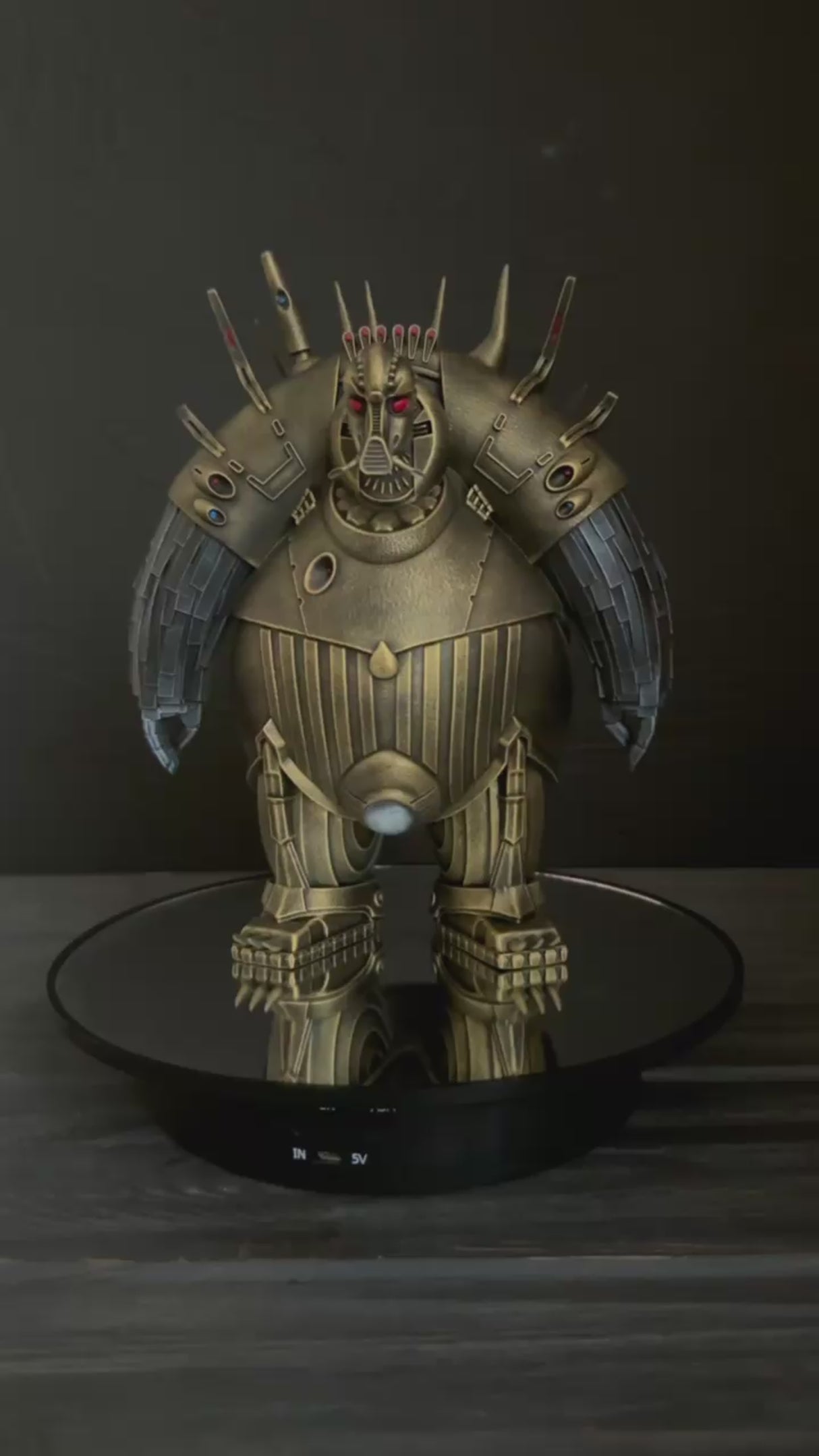 Mondoshawan Statue from The Fifth Element | 3D Printed Sci-Fi Alien Figure | Movie Prop Replica 20cm | Fifth Element Collectible