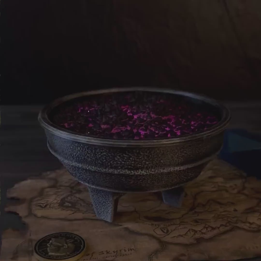 Skyrim Vampire Dust, The Elder Scrolls V, Alchemical Ingredients for Potions, Twinkling Effect Lights, Artifact