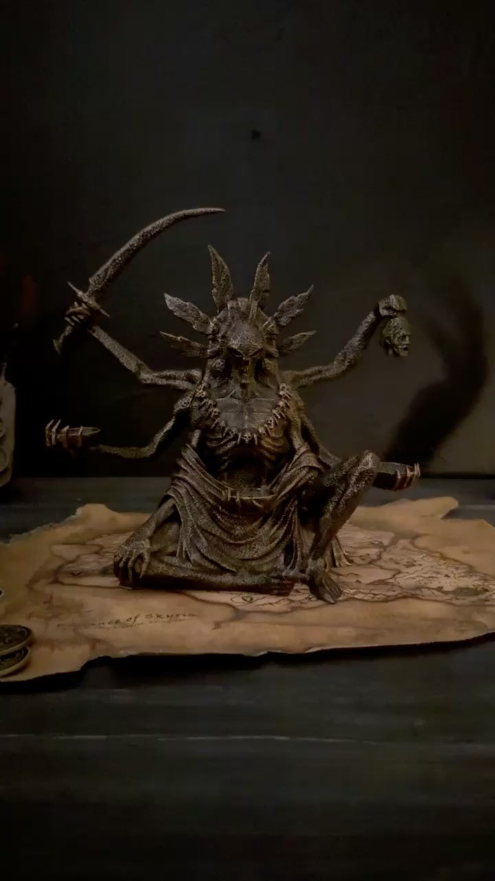 Sithis The Void Incarnate – Skyrim Inspired Statue | Hand Painted 3D Printed Relic of the Dark Brotherhood