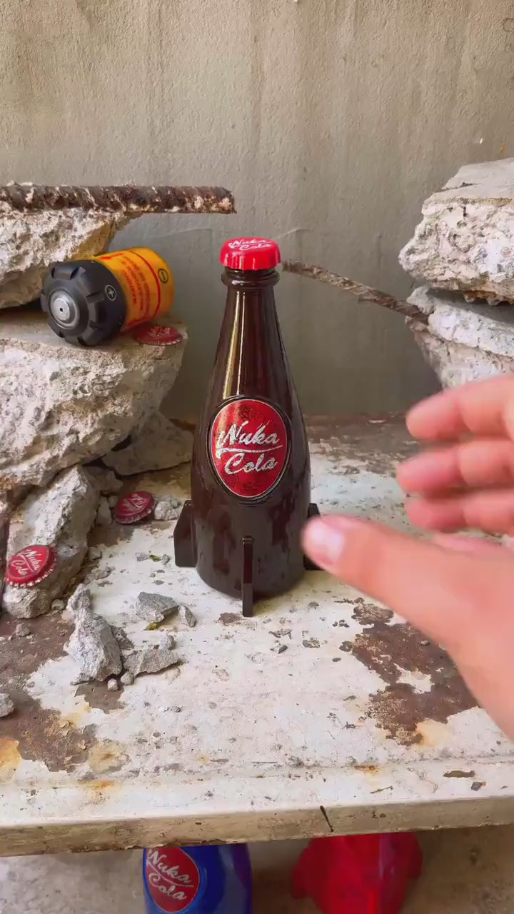 Nuka Cola Bottle, Fallout Inspired, Fan Art Replica, Gift for Fans