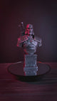 The Witcher 3 | Geralt of Rivia Bust | 3D Printed Witcher Statue | The Witcher 3 Fan Art Collectible | Dark Fantasy Resin Figure