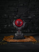 Skyrim Daedric Armor PS Trophy – Crimson Soul LED Edition